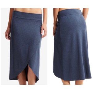 NWOT Athleta Ribbon Faux Wrap Stretch Pull On Midi